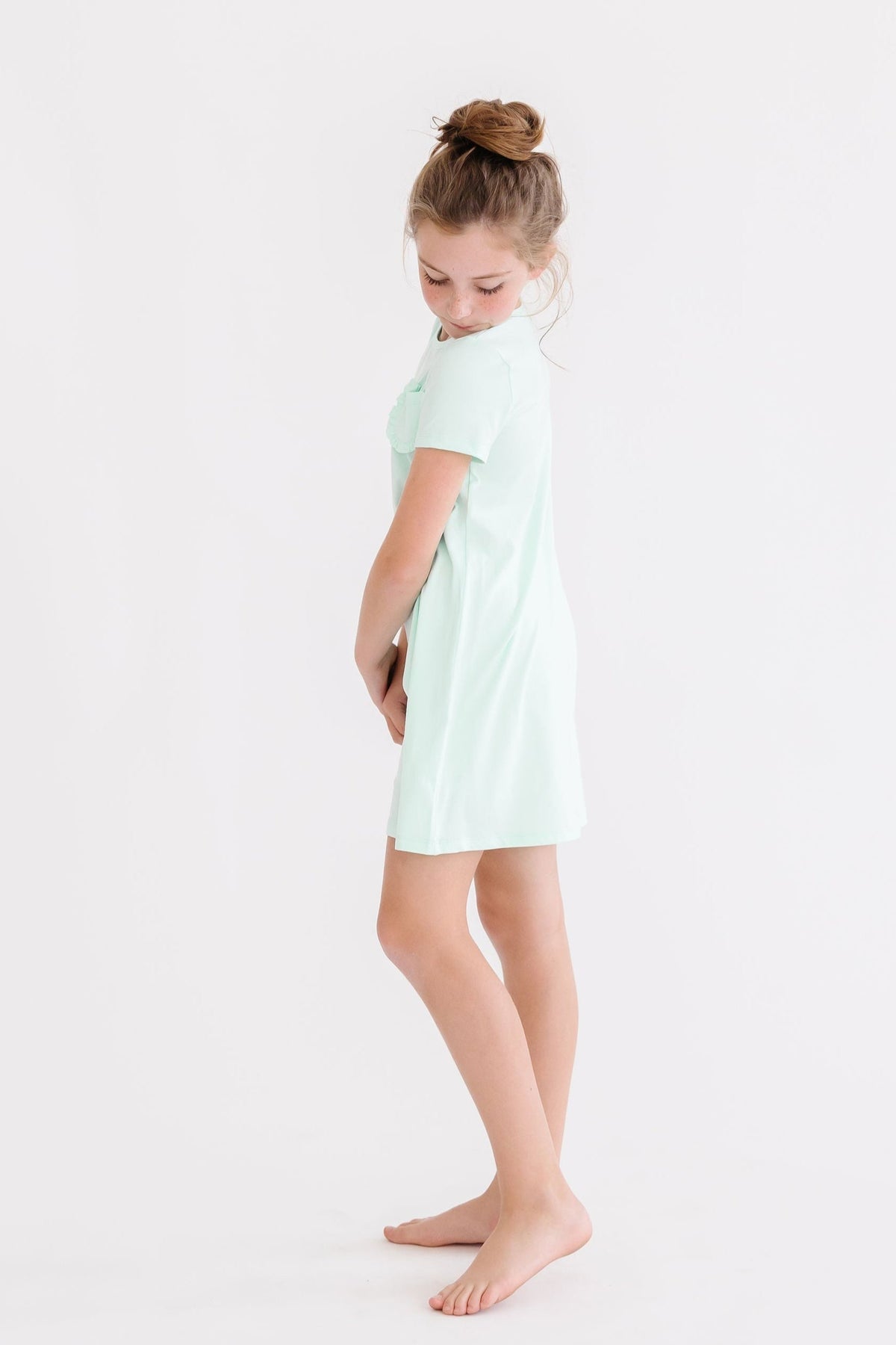 Pastel Green T-Shirt Dress - Image 2