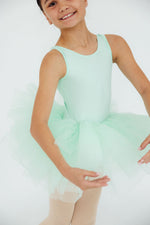 Pastel Green Tank Tutu Leotard - Image 2