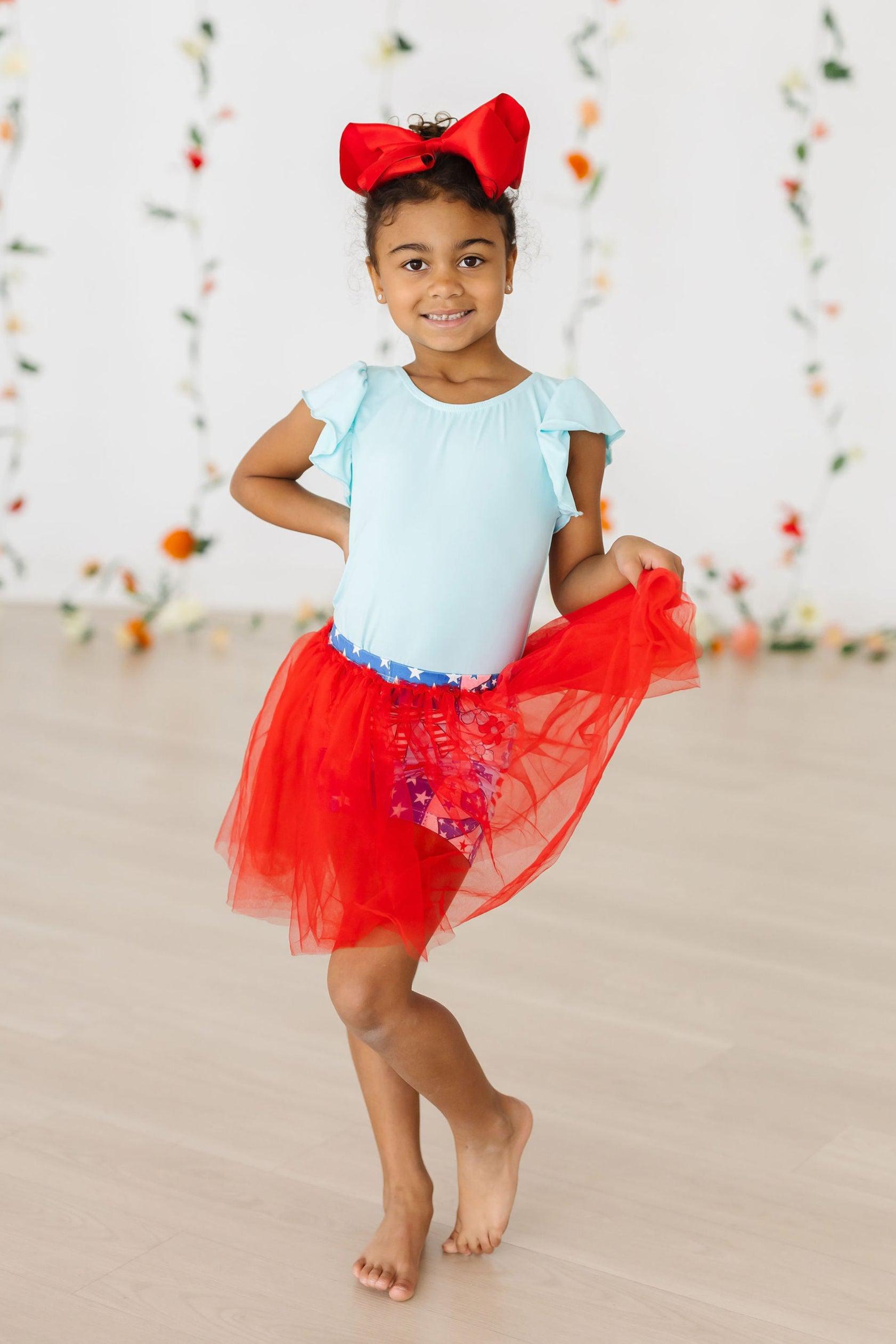 Patriotic Patchwork Tutu Shorts - Image 2