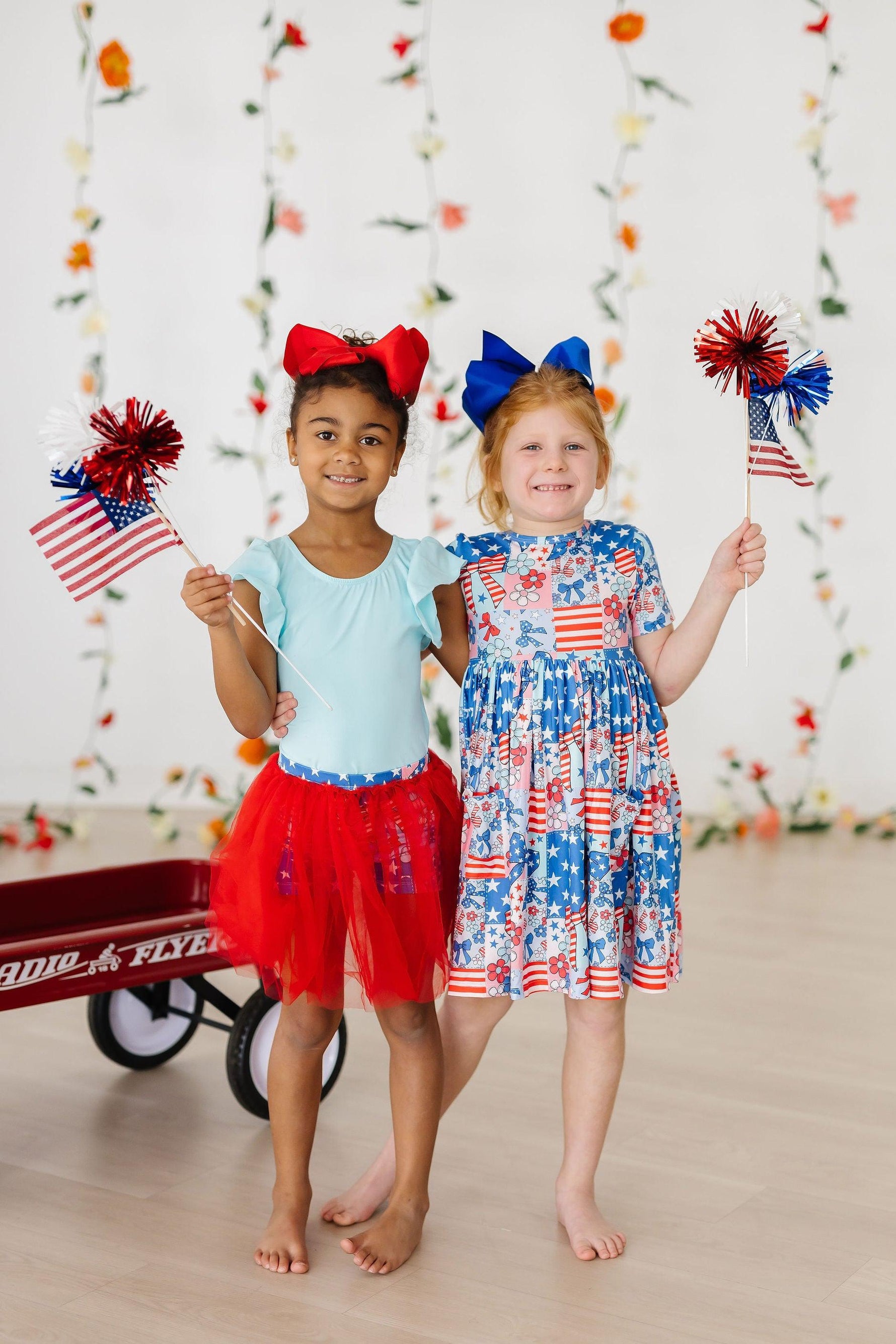 Patriotic Patchwork Tutu Shorts - Image 5