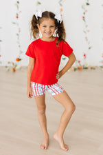 Patriotic Plaid Twirl Shorts - Image 3