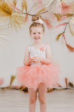 Peach Rainbow Tank Tutu Leotard - Image 3