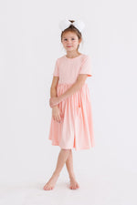 Peach S/S Pocket Twirl Dress - Image 7