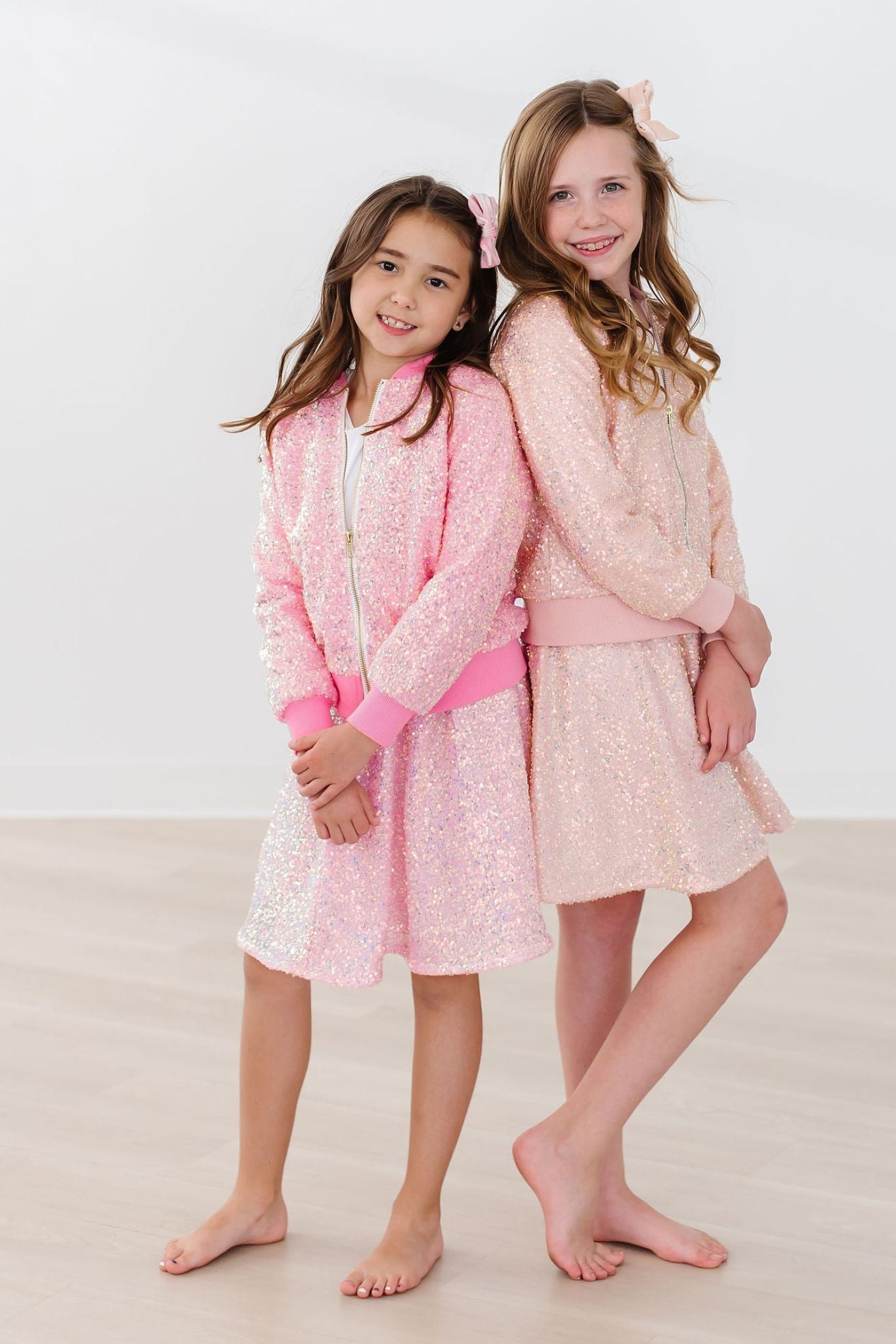 Peach Sequin Jacket - Image 4