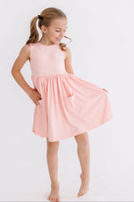 Peach Tank Pocket Twirl Dress - Image 3