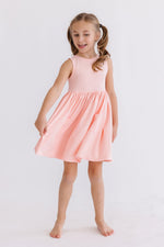 Peach Tank Pocket Twirl Dress - Image 5