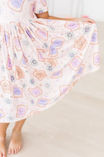 Peanut Butter Jelly Time S/S Pocket Twirl Dress - Image 7