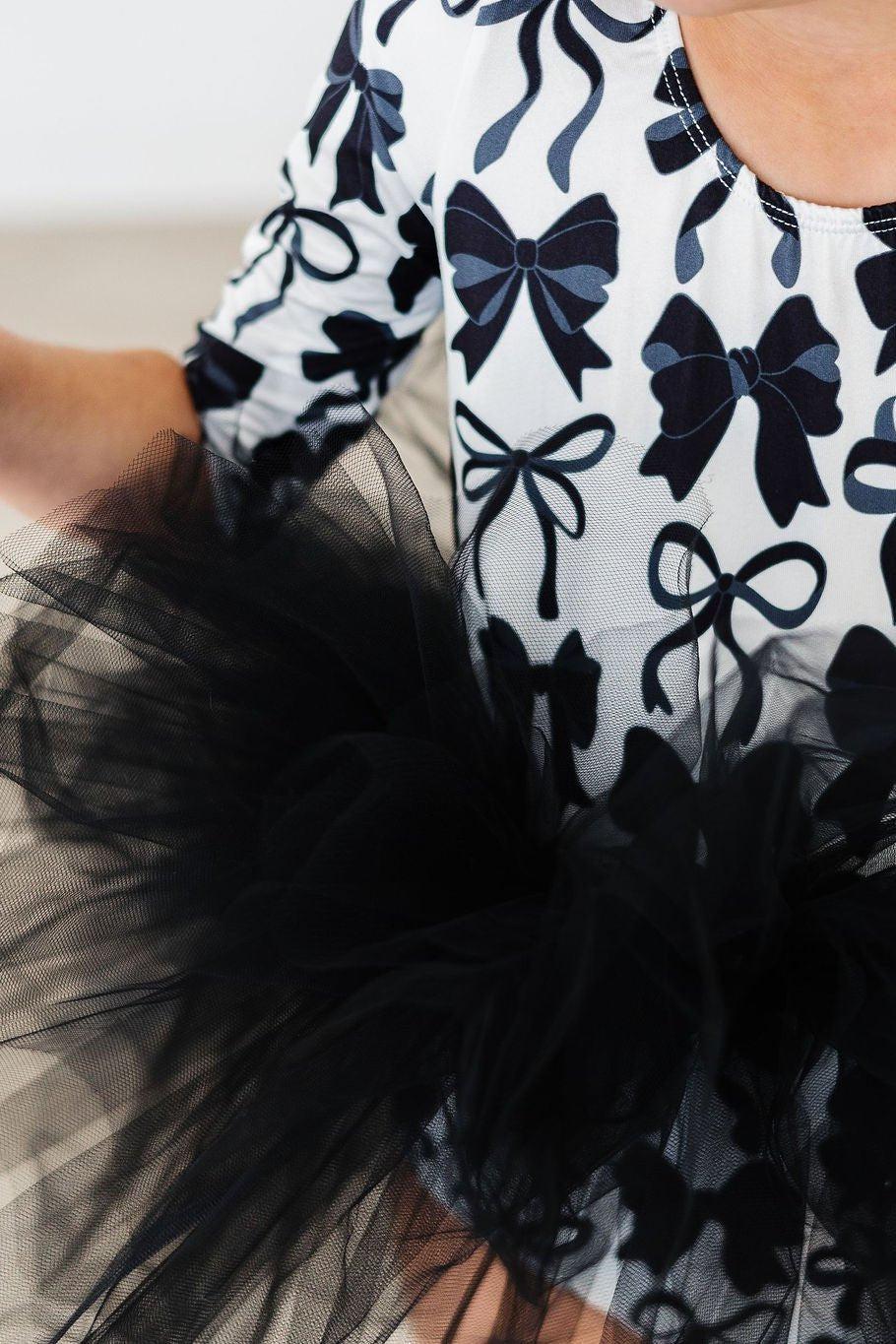 Perfectly Tied 3/4 Sleeve Tutu Leotard - Image 3