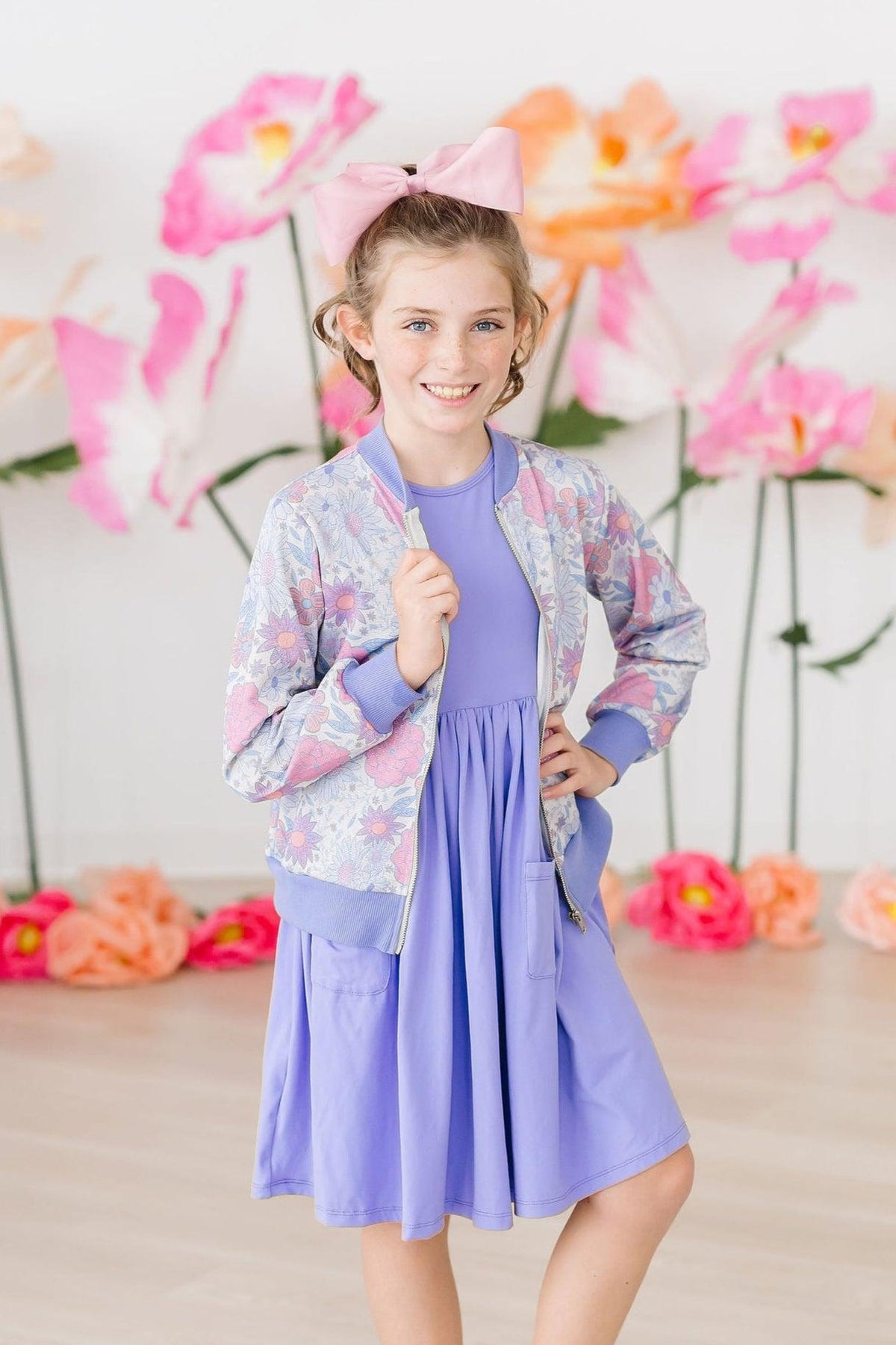 Periwinkle Pocket Tank Twirl Dress - Image 2