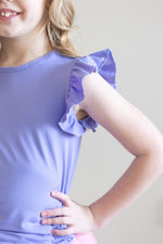 Periwinkle S/S Ruffle Tee - Image 2