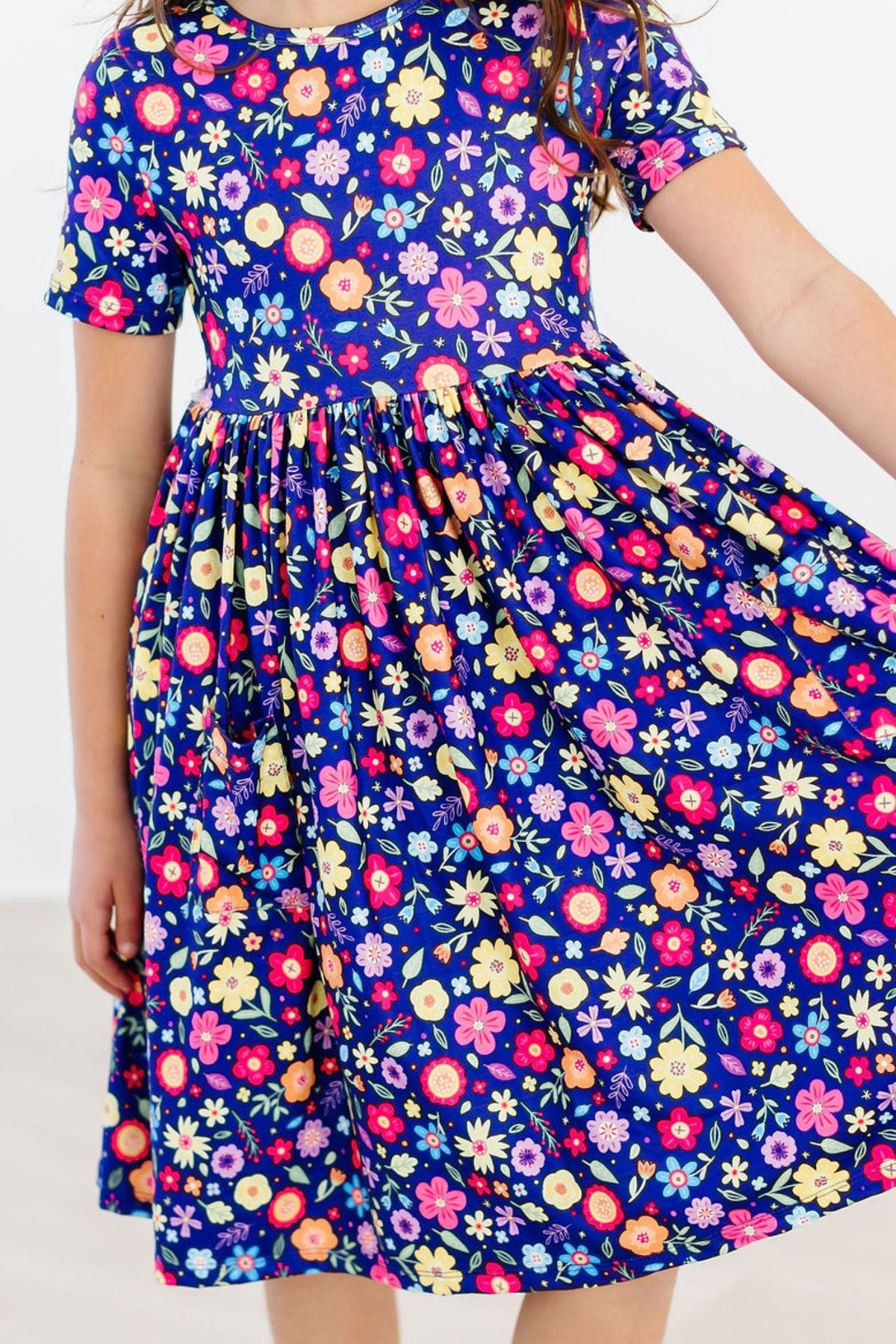 Pick a Posy S/S Pocket Twirl Dress - Image 2