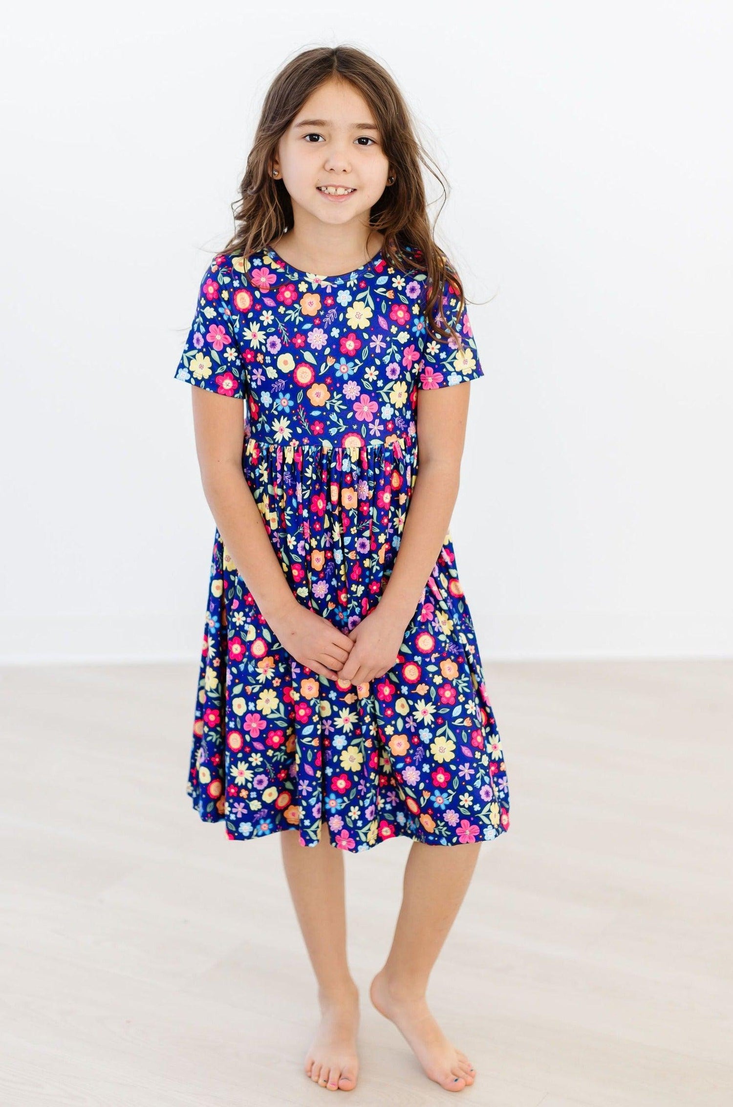 Pick a Posy S/S Pocket Twirl Dress - Image 3