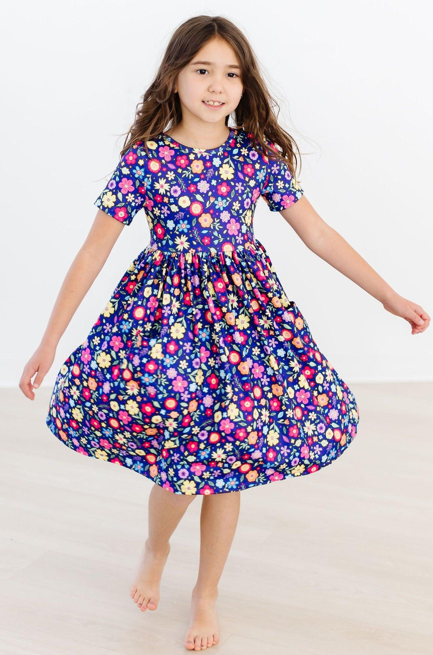 Pick a Posy S/S Pocket Twirl Dress - Image 5