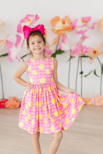 Pink Lemonade Tank Twirl Dress - Image 3