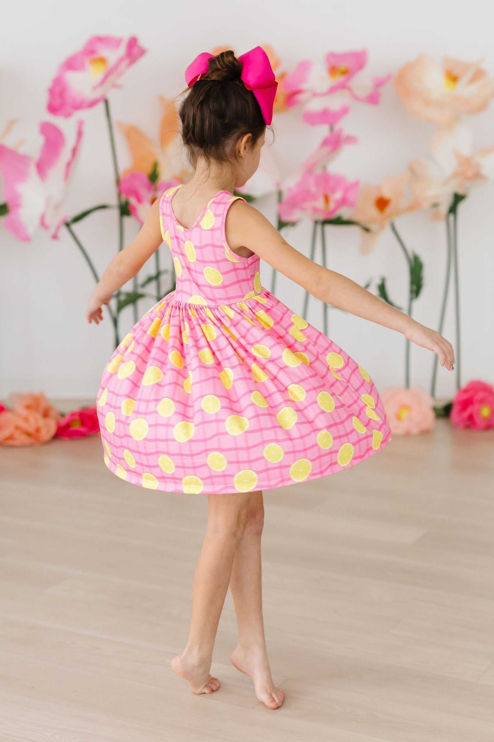 Pink Lemonade Tank Twirl Dress - Image 4
