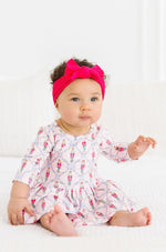 Pink Nutcracker 3/4 Sleeve Twirl Bodysuit - Image 2