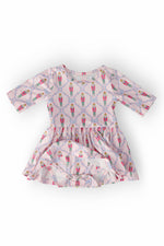 Pink Nutcracker 3/4 Sleeve Twirl Bodysuit - Image 3