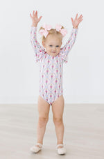 Pink Nutcracker L/S Flutter Sleeve Leotard - Image 2