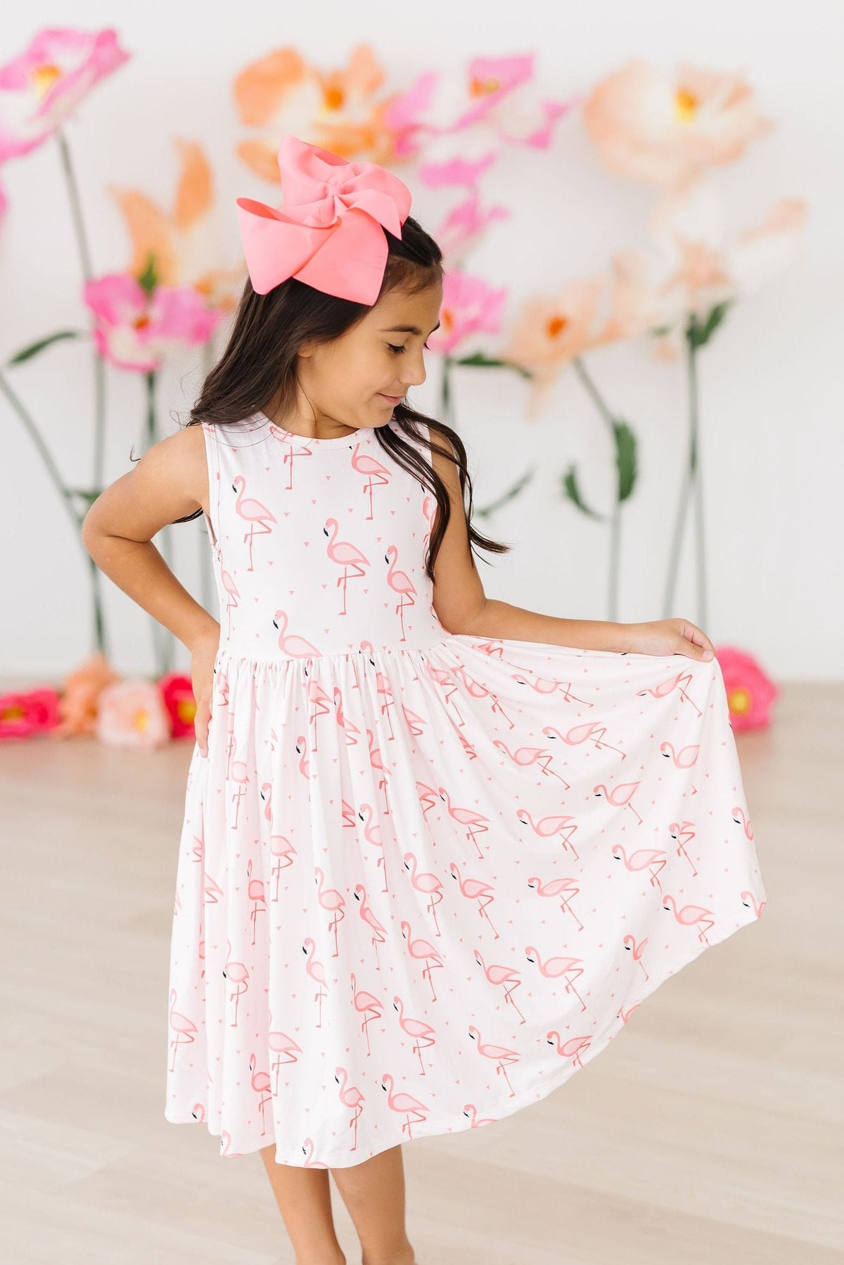 Pink Paradise Tank Twirl Dress - Image 3