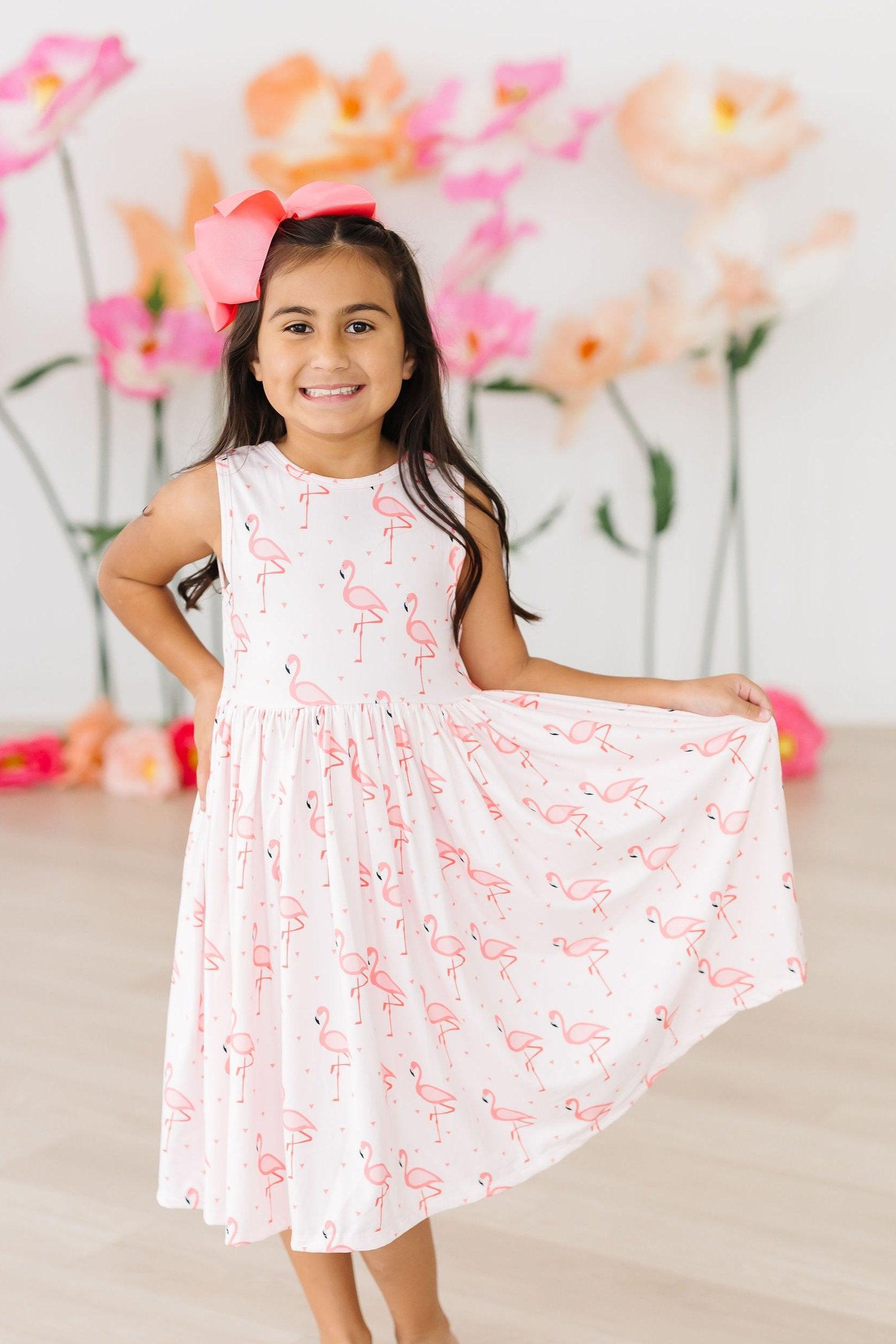 Pink Paradise Tank Twirl Dress - Image 4