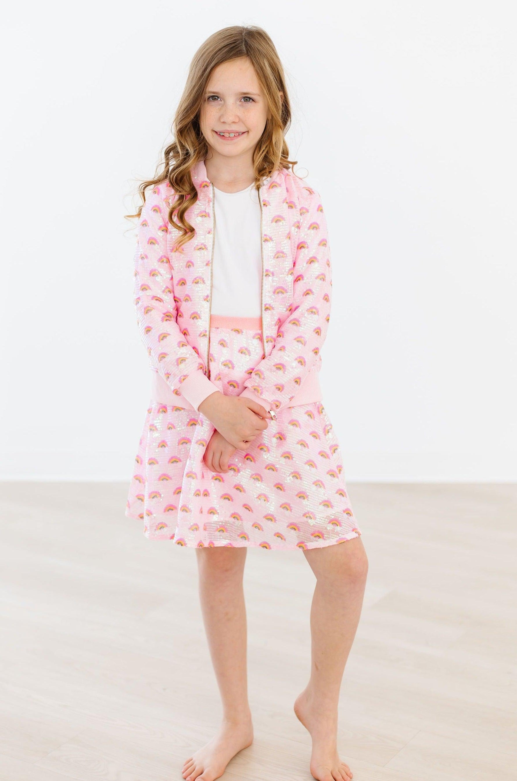Pink Rainbow Sequin Jacket - Image 4