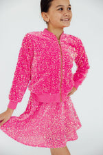 Pink Velvet Sequin Jacket - Image 4