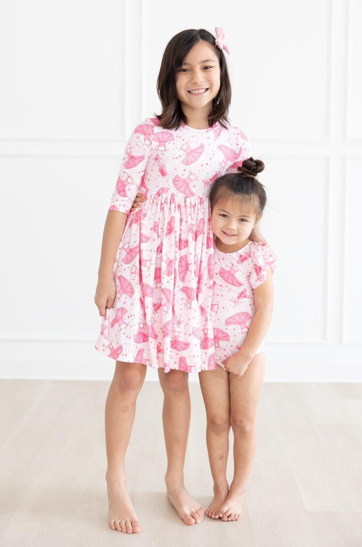 Pirouette 3/4 Sleeve Pocket Twirl Dress - Image 3