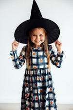 Plaid Pumpkins L/S Pocket Twirl Dress - Image 3