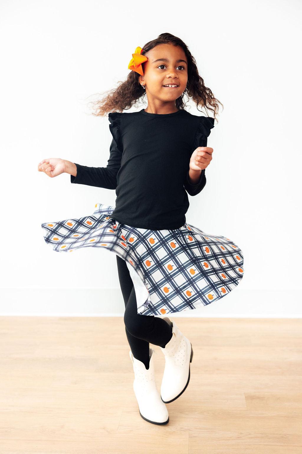 Plaid Pumpkins Twirl Skegging - Image 2