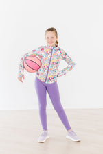 Playful Purple Active Legging - Image 3