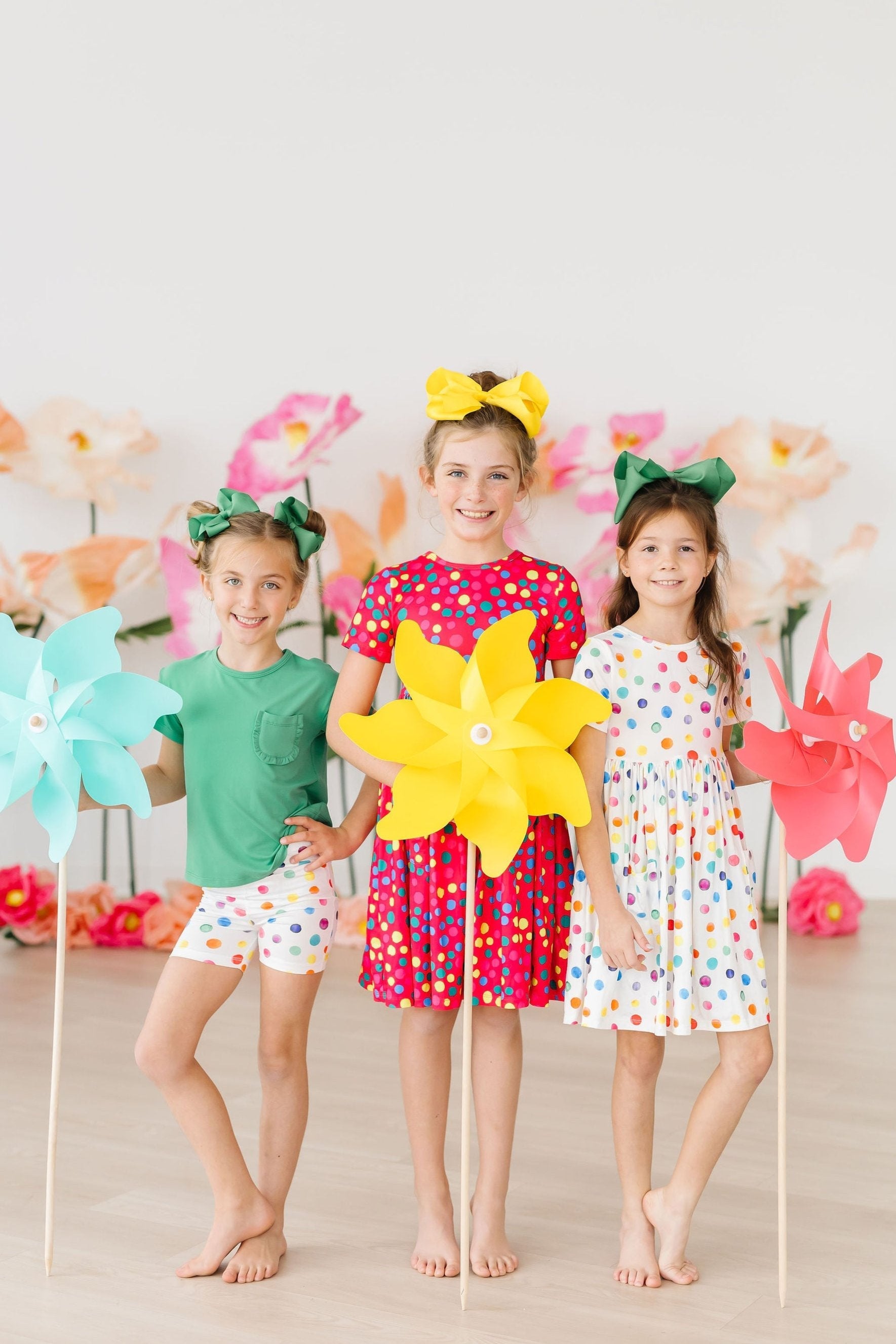 Polka Dot Party S/S Pocket Twirl Dress - Image 6