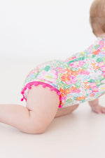 Preppy Petals Pom Pom Romper - Image 2