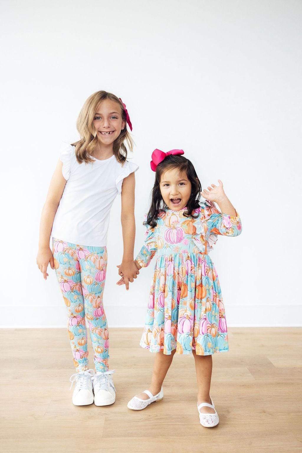 Preppy Pumpkins Leggings - Image 2