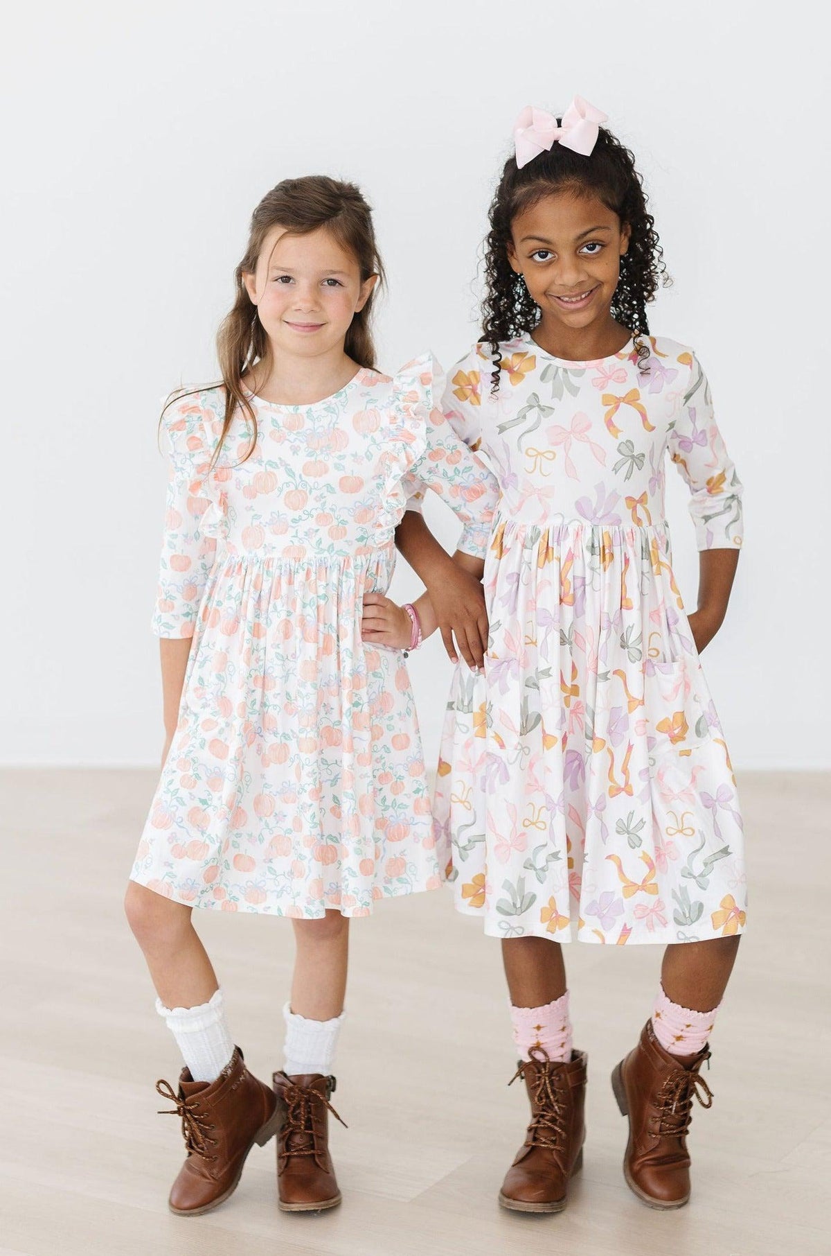 Pretty Pumpkins Ruffle Twirl Dress - Image 3