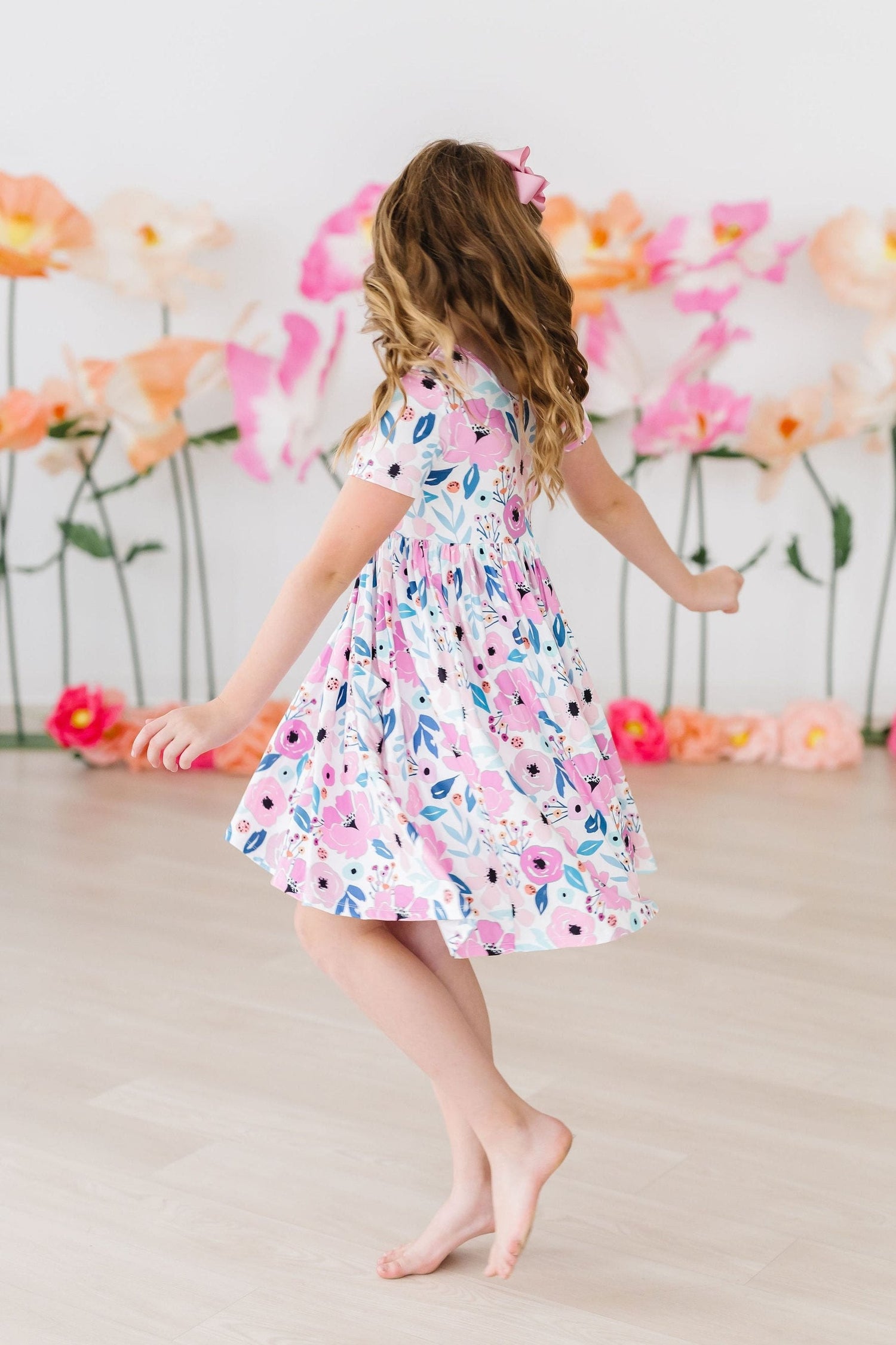 Pretty in Purple S/S Pocket Twirl Dress - Image 3
