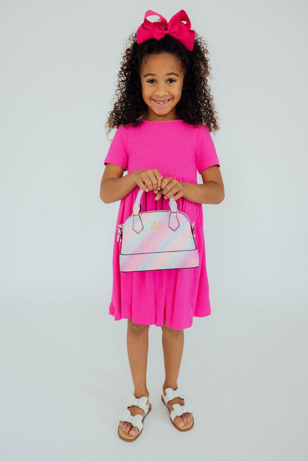 Princess Glitter Girl's Crossbody Purse - Image 2