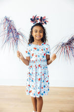 Proudly Patriotic S/S Pocket Twirl Dress - Image 3