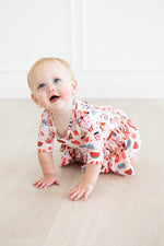 Puppy Love 3/4 Sleeve Twirl Bodysuit - Image 3