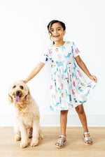Puppy Pals S/S Pocket Twirl Dress