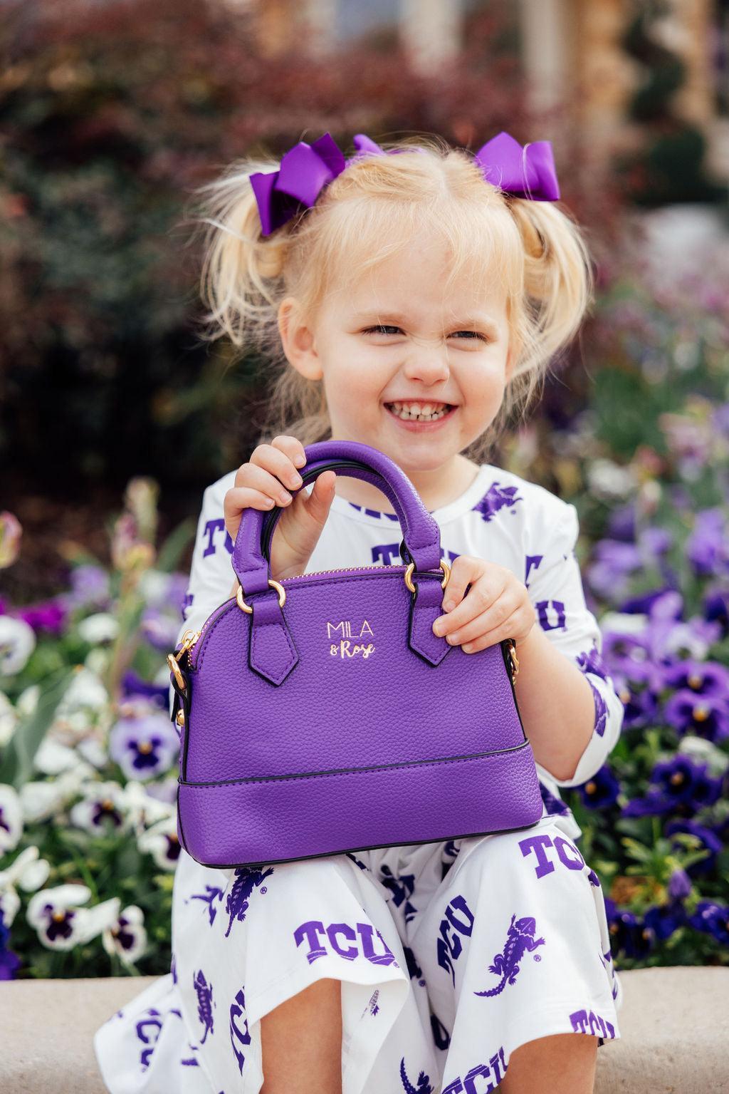 Purple Girl's Crossbody Purse - Image 2