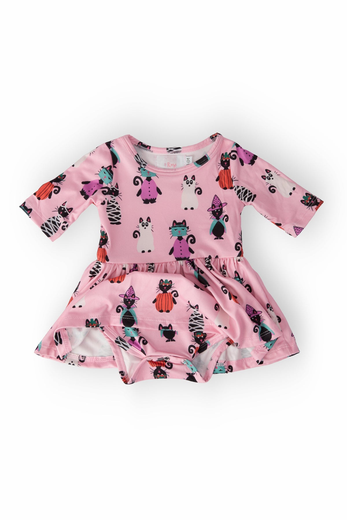Purr-fectly Spooky Twirl Bodysuit - Image 2