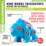 DINO WORKS TRICERATOPS DIY Take Apart Toy - Additional Product View 4