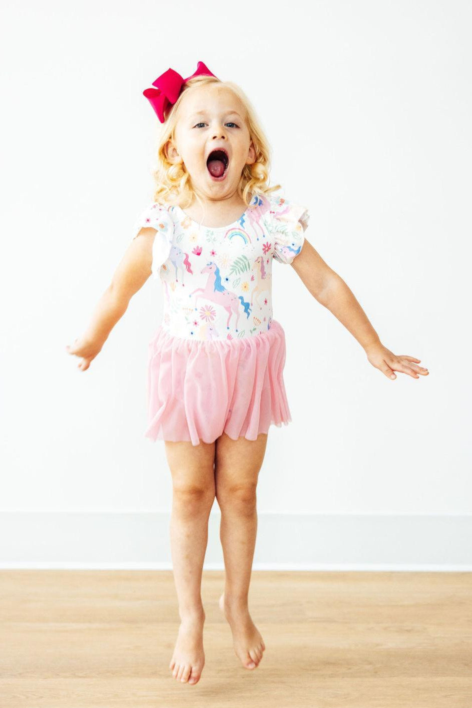 Rainbow Vibes S/S Twirl Leotard - Image 2
