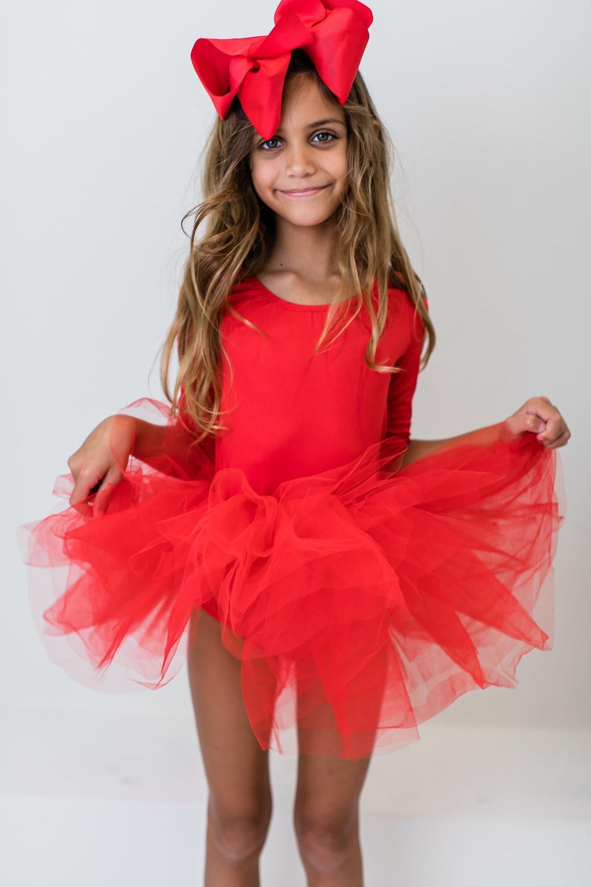 Red 3/4 Tutu Leotard - Image 4