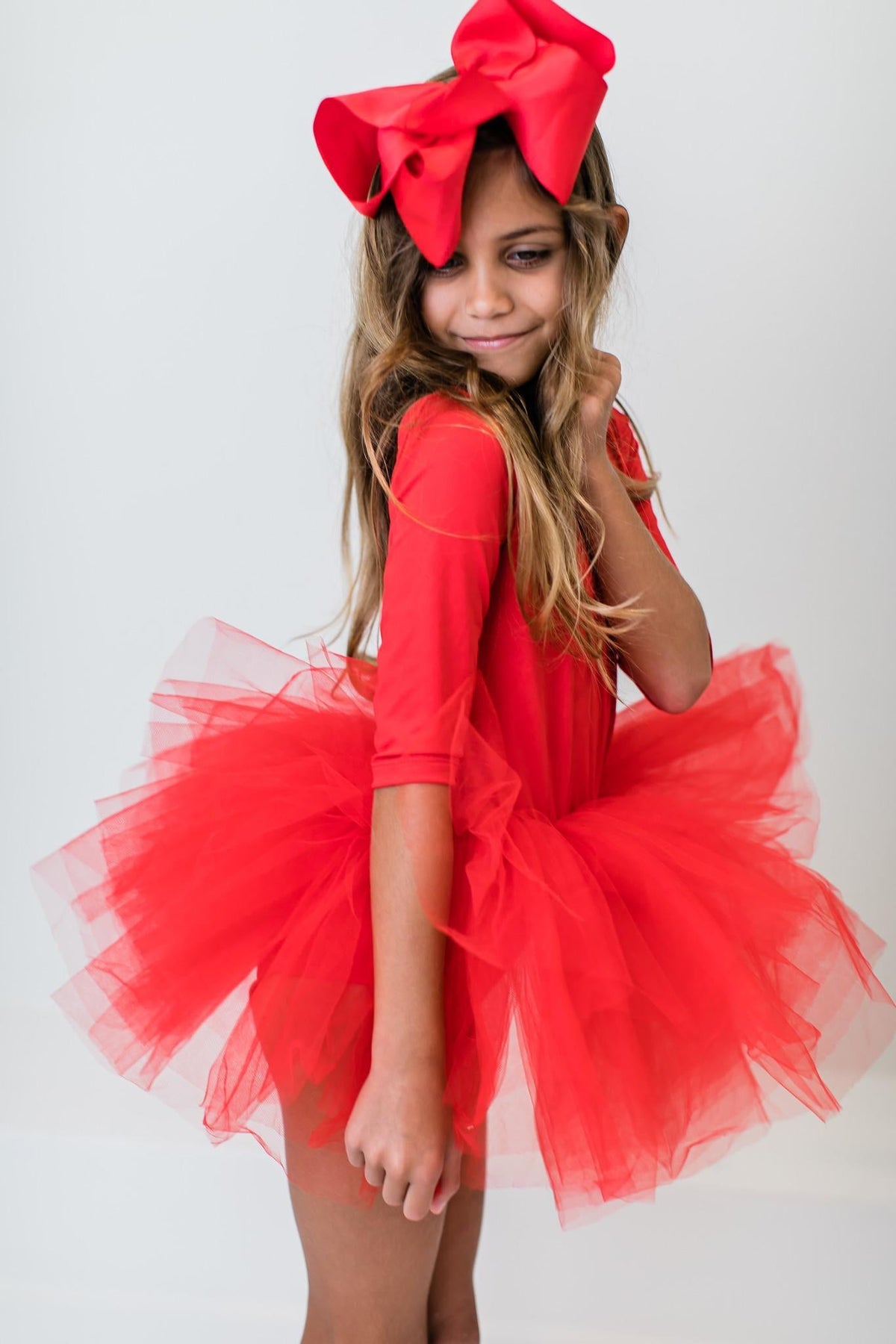 Red 3/4 Tutu Leotard - Image 6
