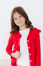 Red Ruffle Cardigan - Image 2