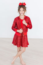 Red Sequin Jacket - Image 4