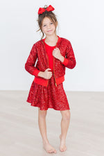 Red Sequin Twirl Skort - Image 4