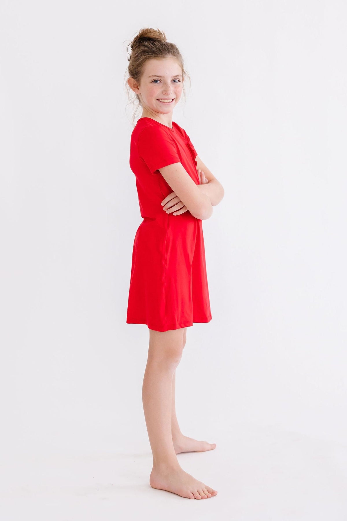 Red T-Shirt Dress - Image 2