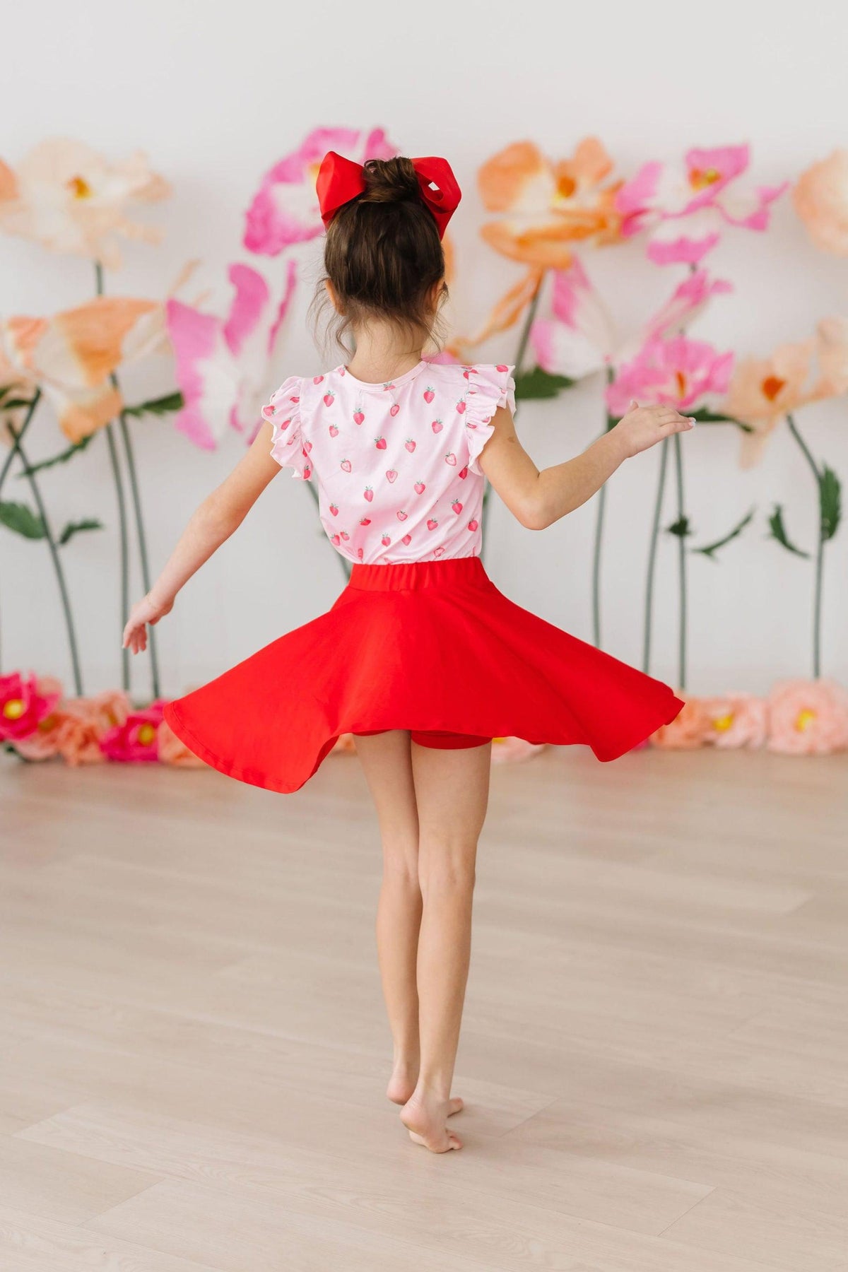 Red Twirl Skort - Image 2